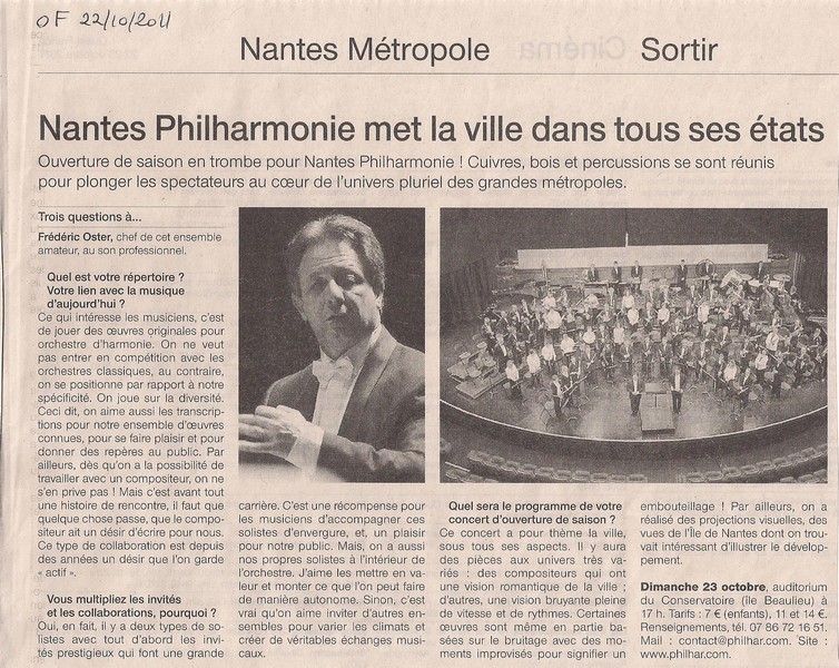 Nantes Philharmonie met la ville dans tous ses états