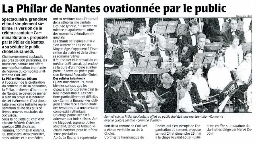 La Philhar de Nantes ovationnée par le public
